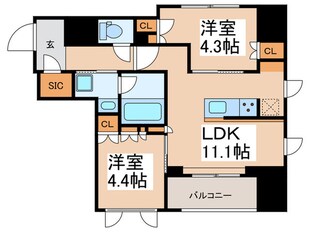 シーズンフラッツ新御徒町の物件間取画像